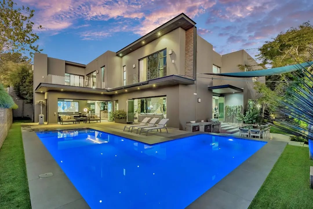 Modern Five-Bedroom Residence, Morningside, Johannesburg