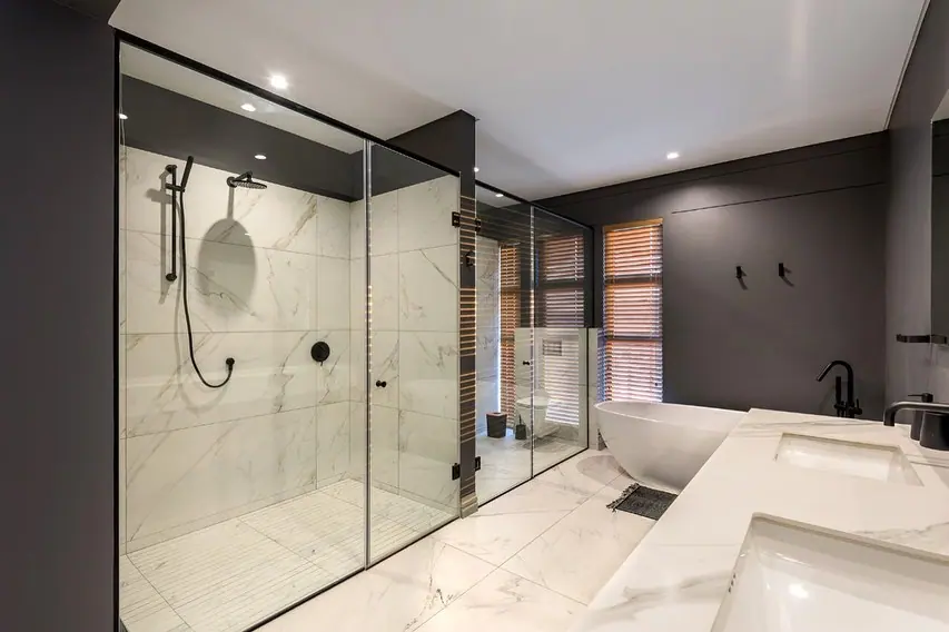Contemporary Farmhouse, Waterfall, photograph 9
